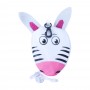 Kissa Drawstring Bag, Zebra