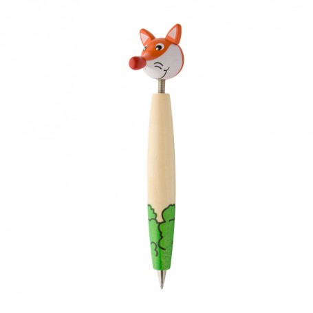 Zoom Wooden Ballpoint Pen, Fox