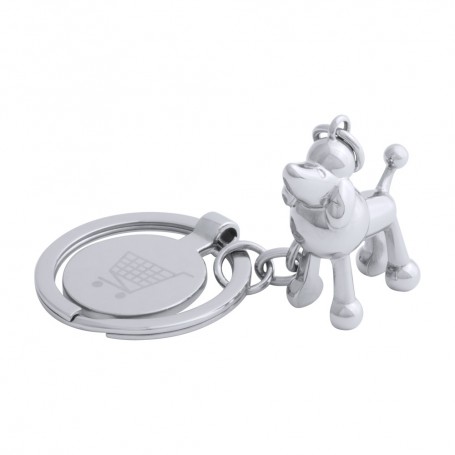 Hoinzo Trolley Coin Keyring, Dog