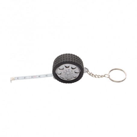 Wheel Keyring With Tape Measure