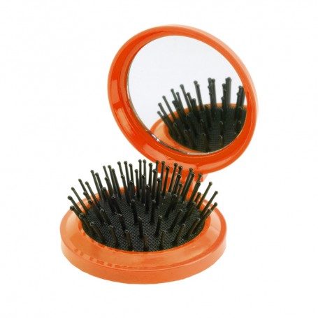 Glance Mirror With Hairbrush