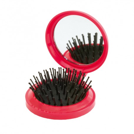 Glance Mirror With Hairbrush