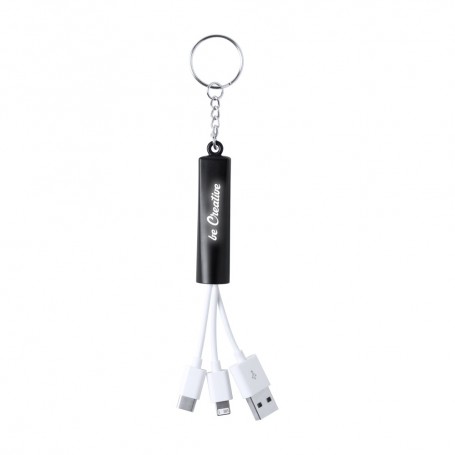 Zaref keyring USB charger cable