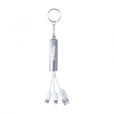 Zaref keyring USB charger cable