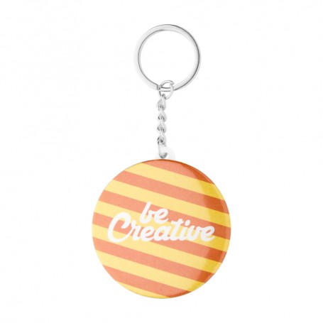 KeyBadge Bottle pin button keyring