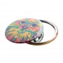 BeautyBadge pin button pocket mirror