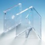 Dünne Doppelbox, transparentes Tray, 25 Stk.