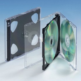 Dünne 3er Box, schwarzes Tray, 25 Stk.