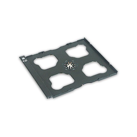 Schwarzes Tray für dünne Doppelbox, 42 Stk.