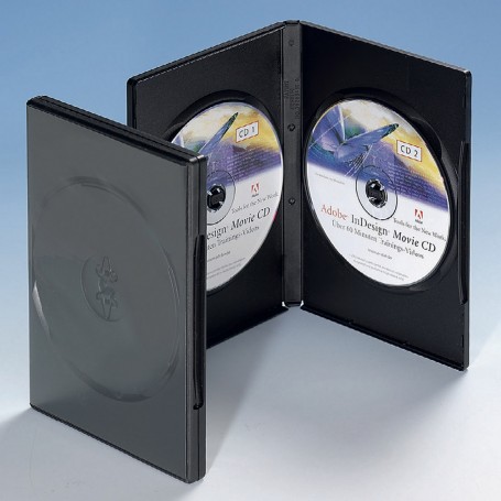 DVD Double Box, Black, 25 pcs.