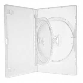 DVD Amaray Double Box, transparent, 25 Stk.