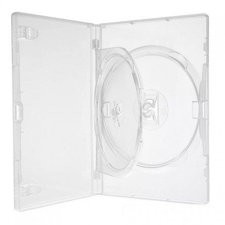 DVD Amaray Double Box, Transparent, 25 pcs.