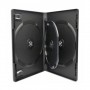 3er DVD Box, schwarz mit Klapptray, 25 Stk.