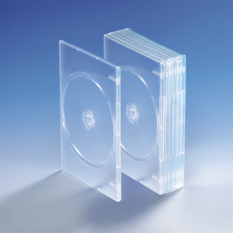 Slim DVD Single Box 7mm, transparent, 50 pcs.