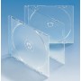 Slim Box mit Rücken transparent, 50 Stk.