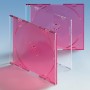 Slim Jewel Case in Translucent Red, 50 pcs.