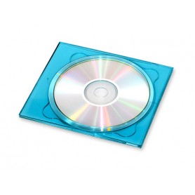 Soft-Slimbox blau transparent, 56 Stk.