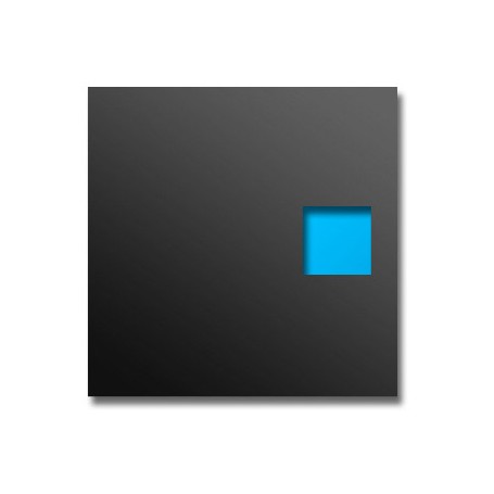 SHOWCASE 008 SQUARE, Black, 25 pcs.