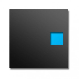 SHOWCASE 008 SQUARE, schwarz, 100 Stk.