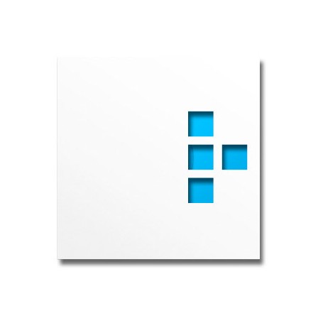 SHOWCASE 010 SQUARE 4, White, 100 pcs.