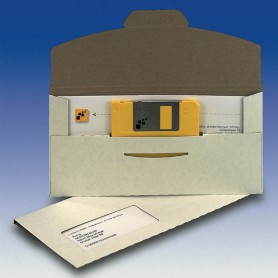 DiscMail D1 mit Fenster, mit Steckverschluss, 50 Stk.