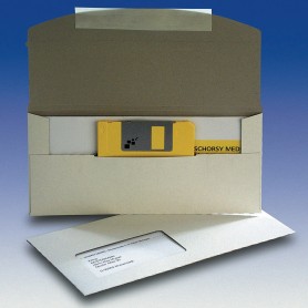 DiscMail D1 mit Fenster, mit Selbstklebe-Verschluss, 50 Stk.