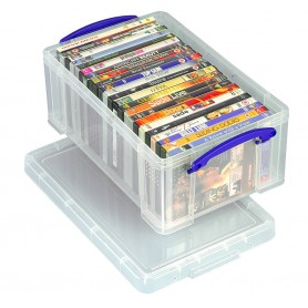 9 Liter-Box für 40 CD oder 20 DVD/BD Hüllen