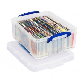 18 Liter-Box für 93 CD oder 44 DVD/BD Hüllen