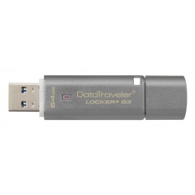 Kingston DataTraveler Locker+ G3, 64 GB USB Stick, USB 3.0 Kingston DataTraveler Locker+ G3, 64 GB USB Stick, USB 3.0