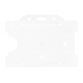 Hartplastikhülle mit 2 Ausschubvorrichtungen, transparent