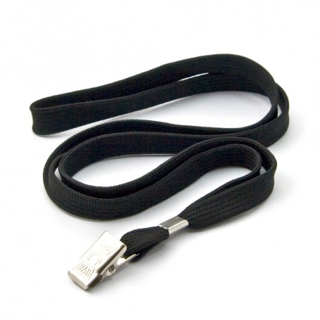 Flat Lanyard Black