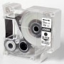 D1 Label Cassette 19 mm, black on clear