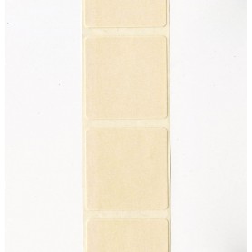 Sticker mit beidseitiger Klebefläche, eckig, 100 Stk.