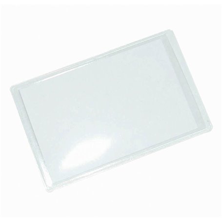 Card Sleeve self-adhesive, horizontal, transparent 6 pcs.