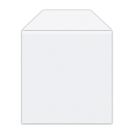 Plastikhülle mit Flap, 100 Stk.