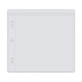 Plastiktasche (Ringbuch) mit Abheftrand, 100 Stk.