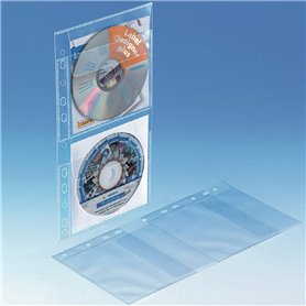 CD Einhefter PP für 2 Discs, 10 Stk.