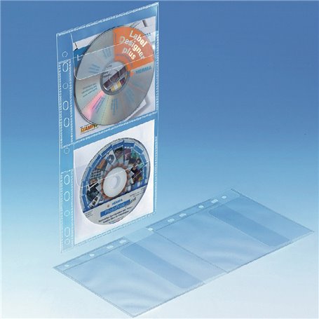 CD Einhefter PP für 2 Discs, 10 Stk.