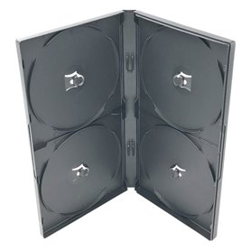 4er Disc Präsentationsbox, schwarz, VPE 10 Stk.