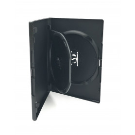 DVD Amaray Double Box, Black, 25 pcs.