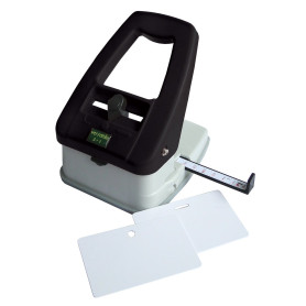 Locher für Plastikkarten (Langloch/Rundloch)